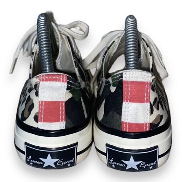 Loceo Eport Leopard / Camo Low Top Fashion Sneakers Women's 9.5 - Picture 4 of 9